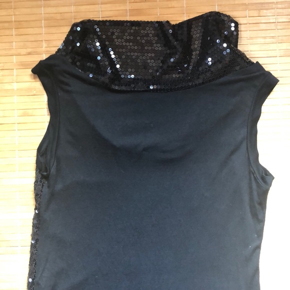 Black sequin tunic top - Picture 6 of 7